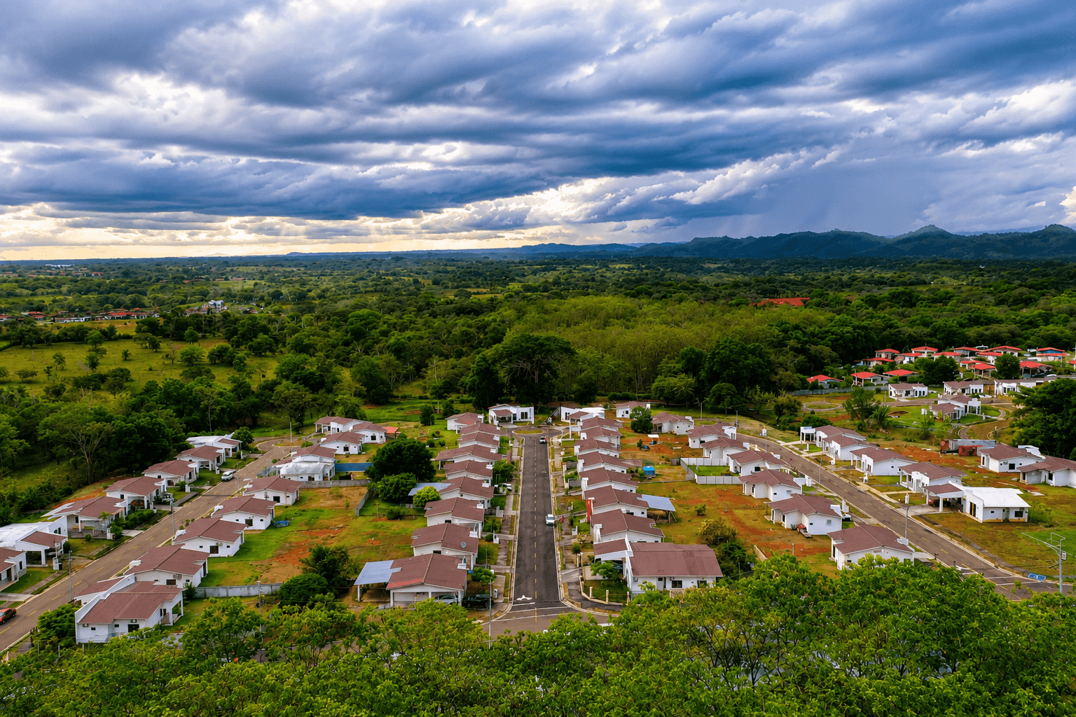Vista aérea del proyecto Hacienda Real